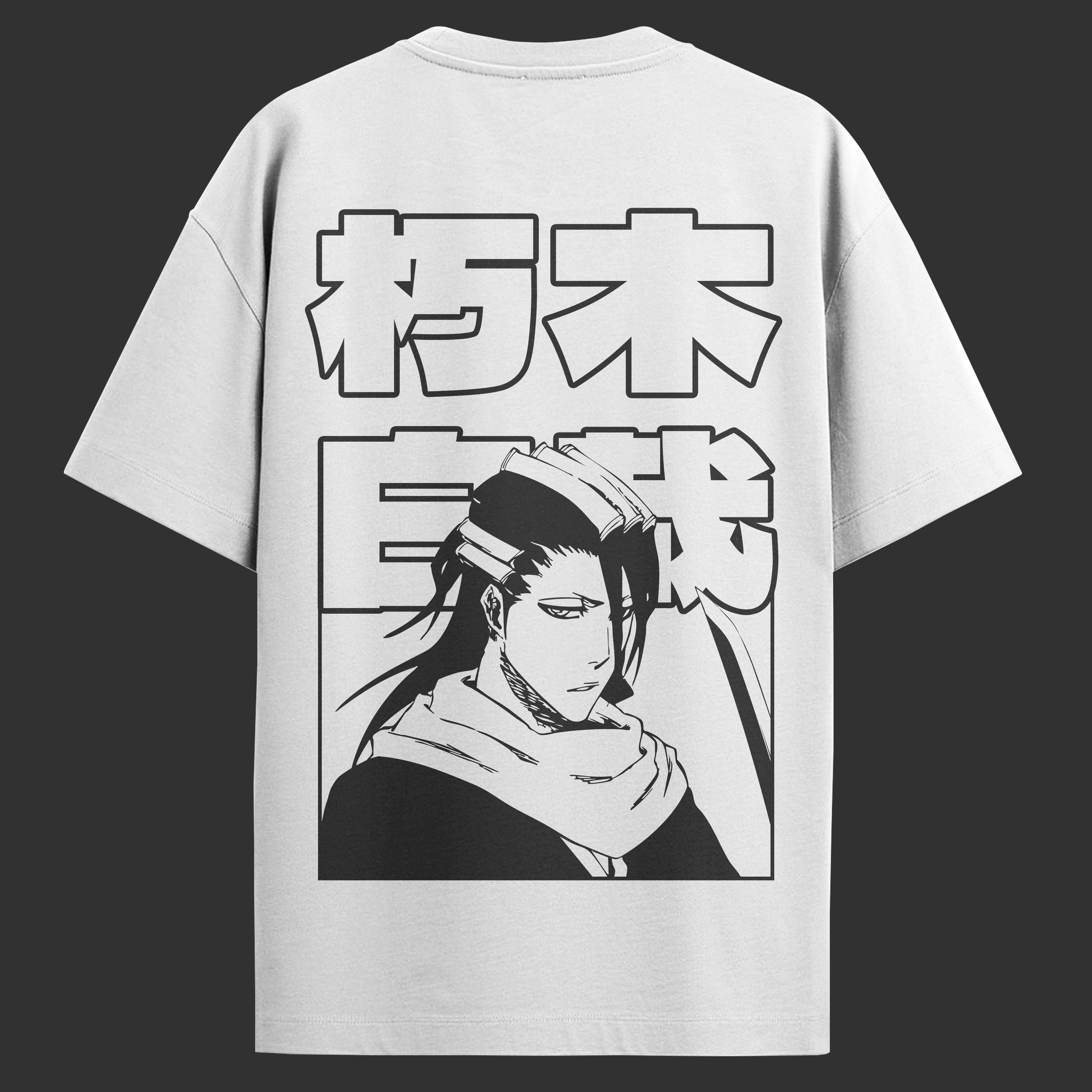 Camiseta Bleach Oversized – Byakuya Kuchiki