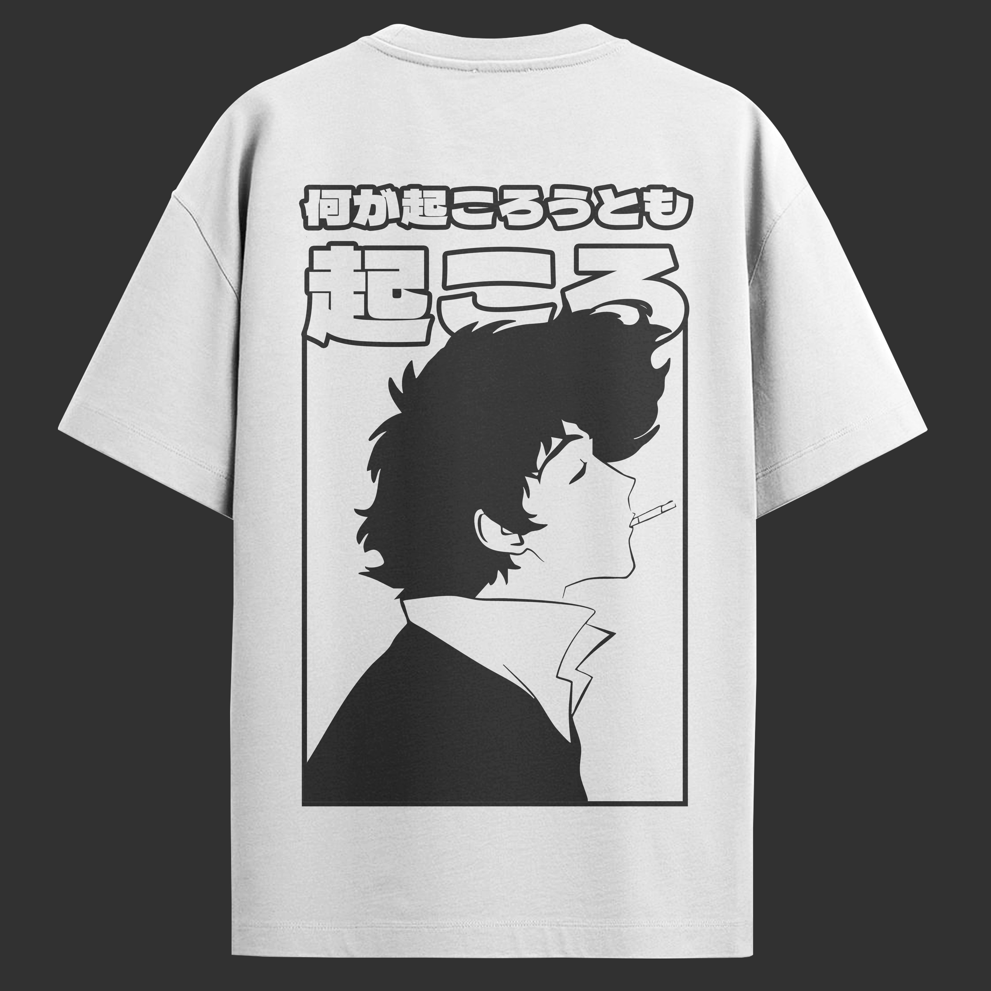 Camiseta Cowboy Bebop Oversized – Spike Spiegel