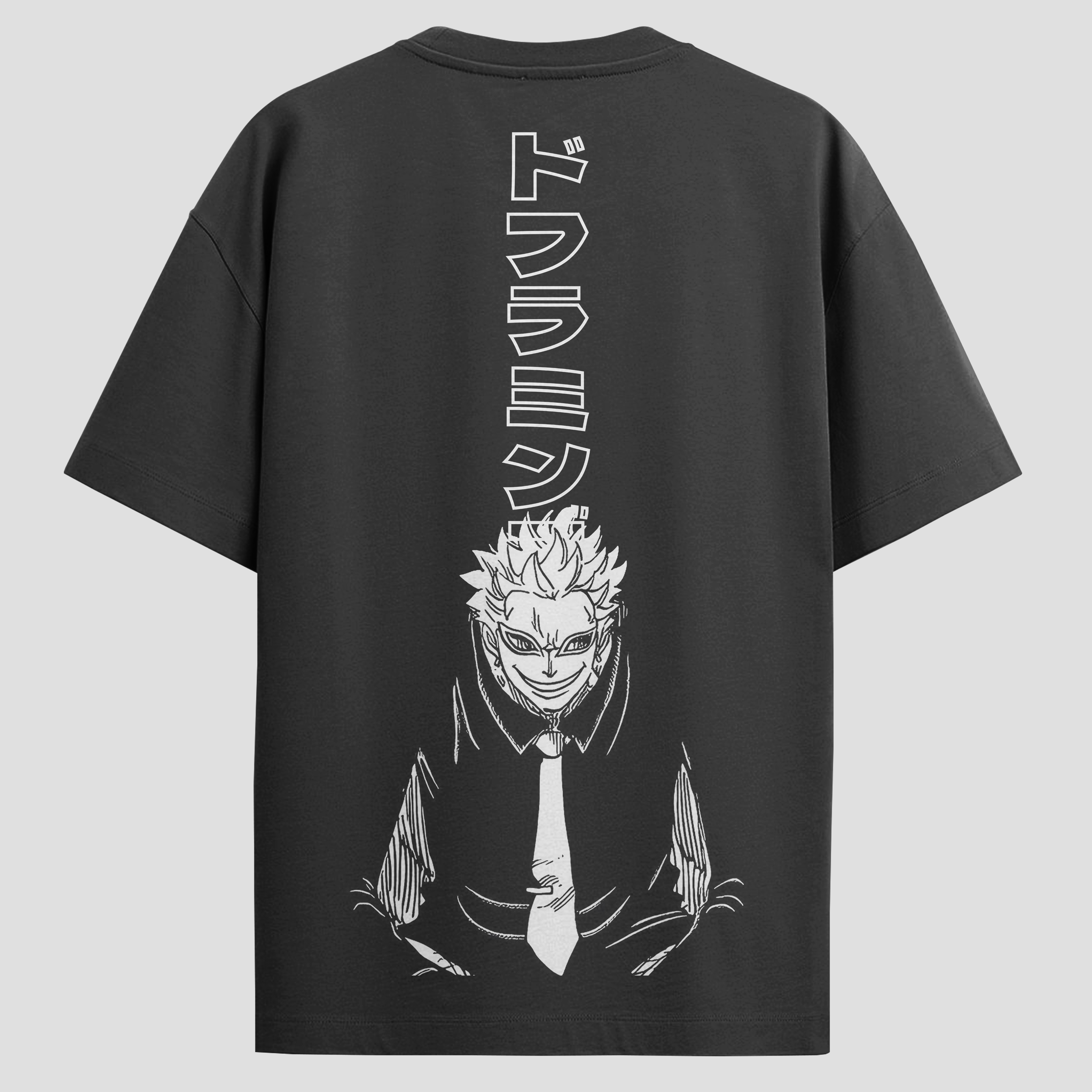 Camiseta Preta One Piece Oversized - Doflamingo