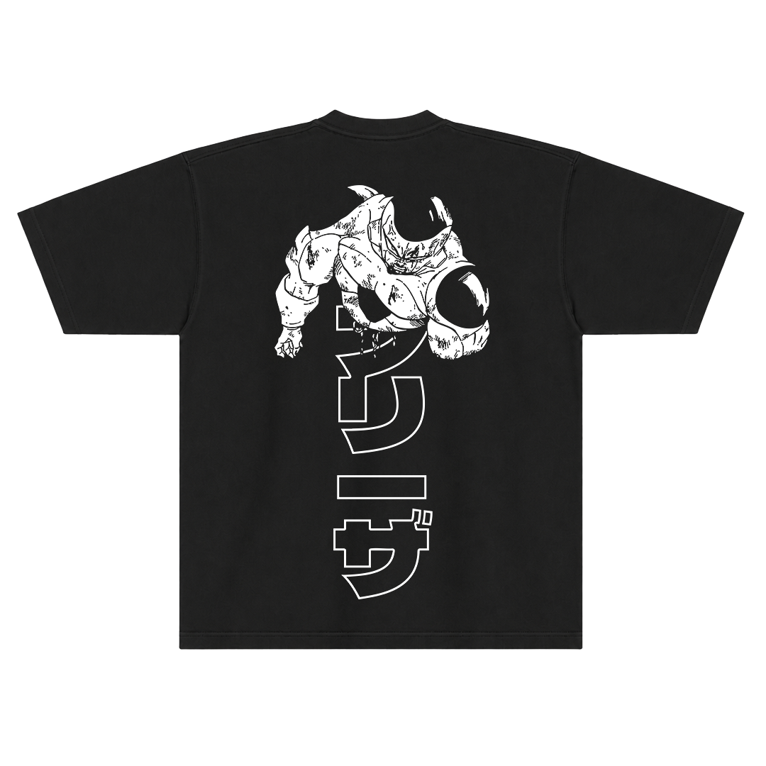 Camiseta Oversized Dragon Ball - Freeza - Preta