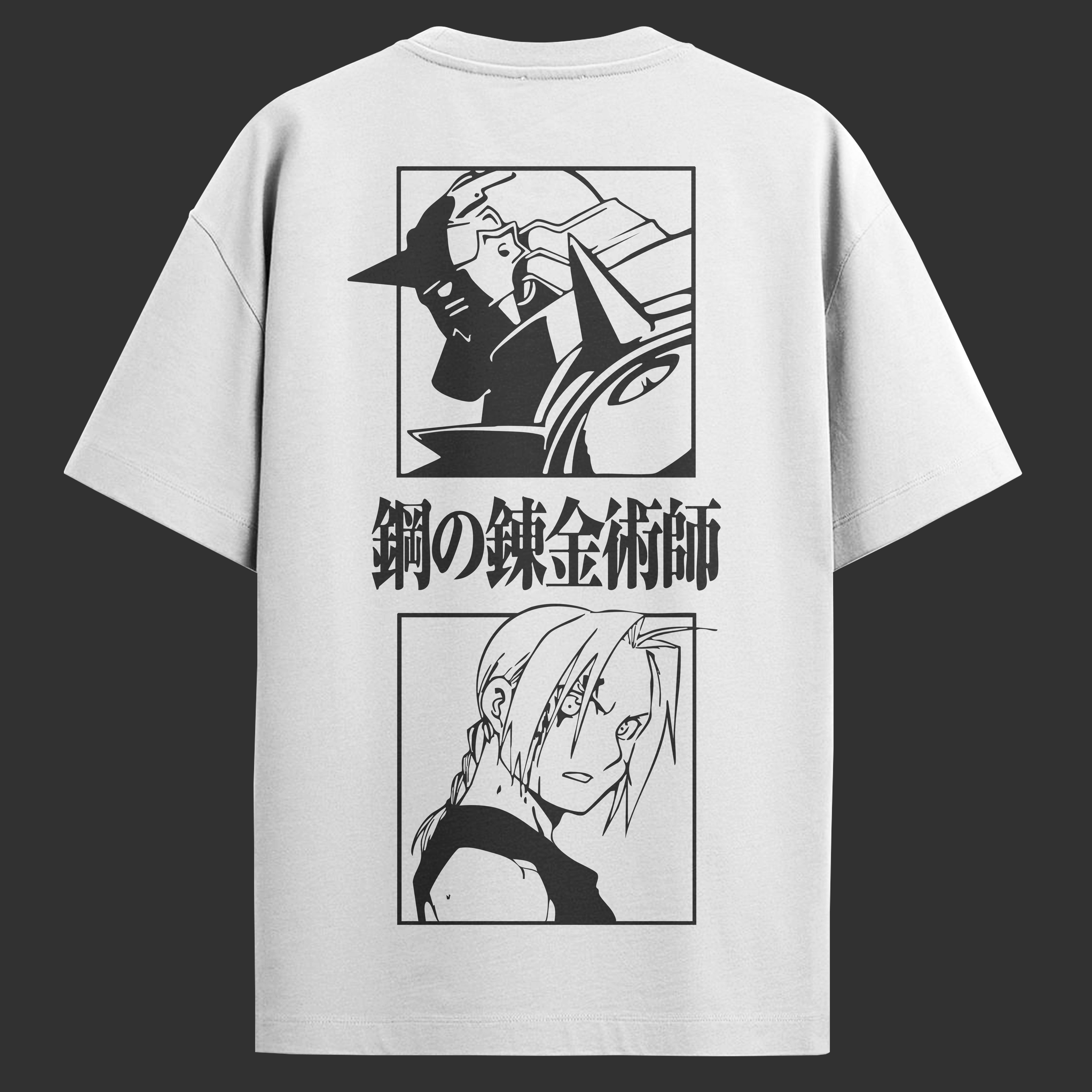 Camiseta Fullmetal Alchemist Oversized – Edward E Alphonse Elric