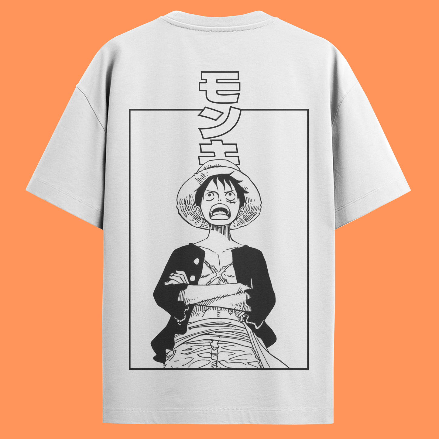 Camiseta Básica One Piece - Monkey D. Luffy