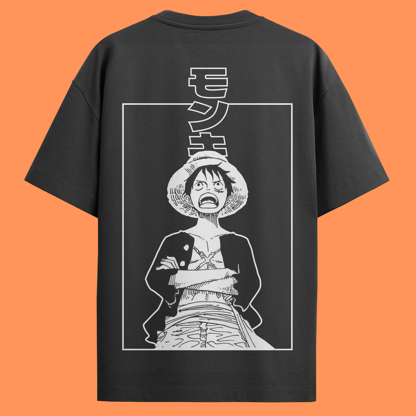 Camiseta Básica One Piece - Monkey D. Luffy