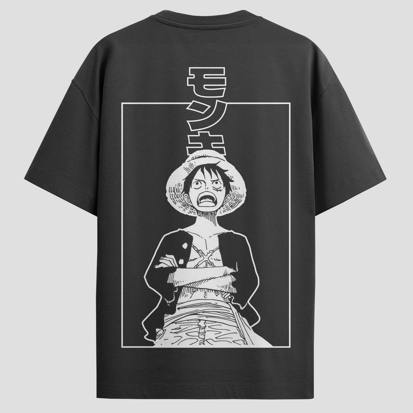 Camiseta Oversized One Piece - Monkey D. Luffy