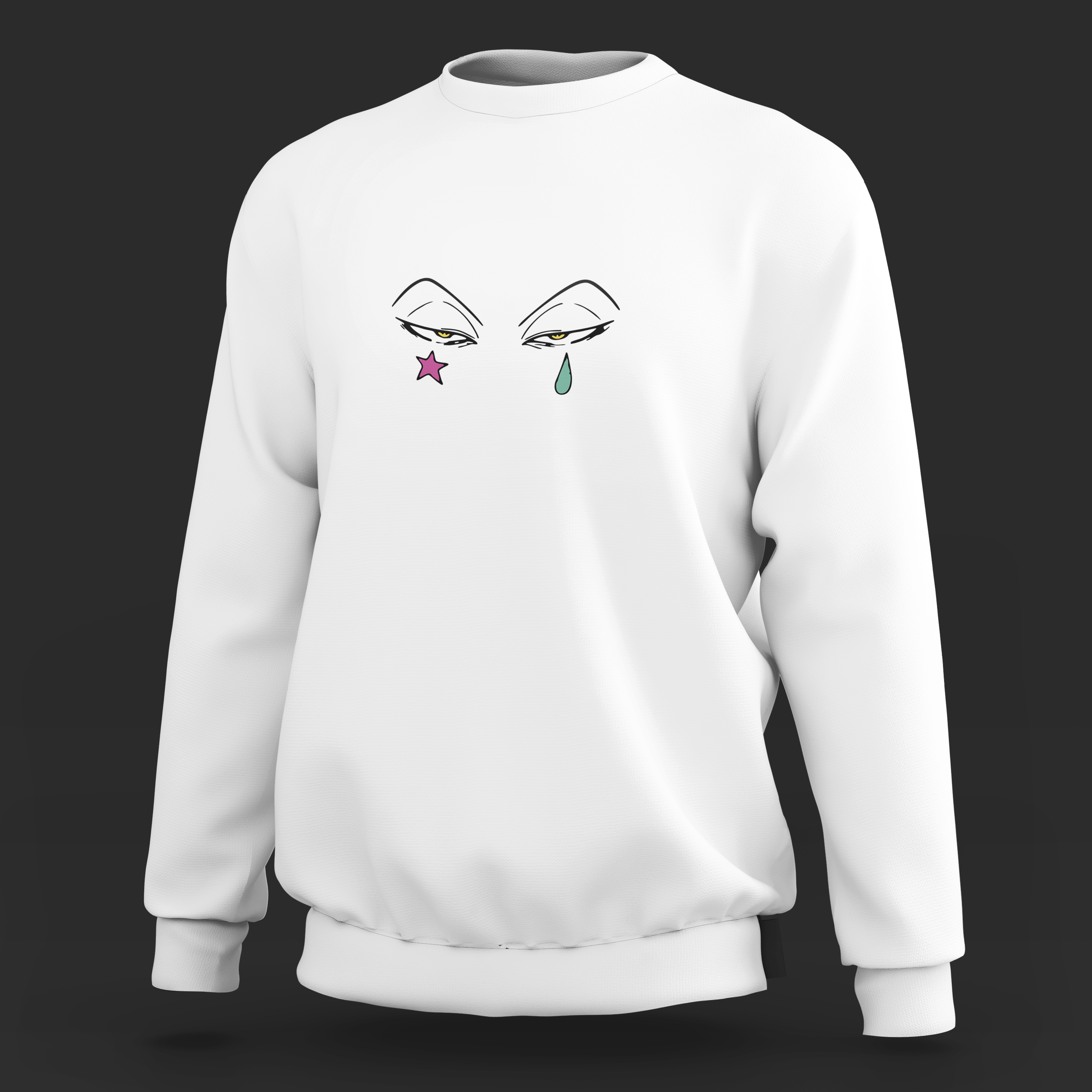 Moletom Branco Hunter x Hunter – Hisoka