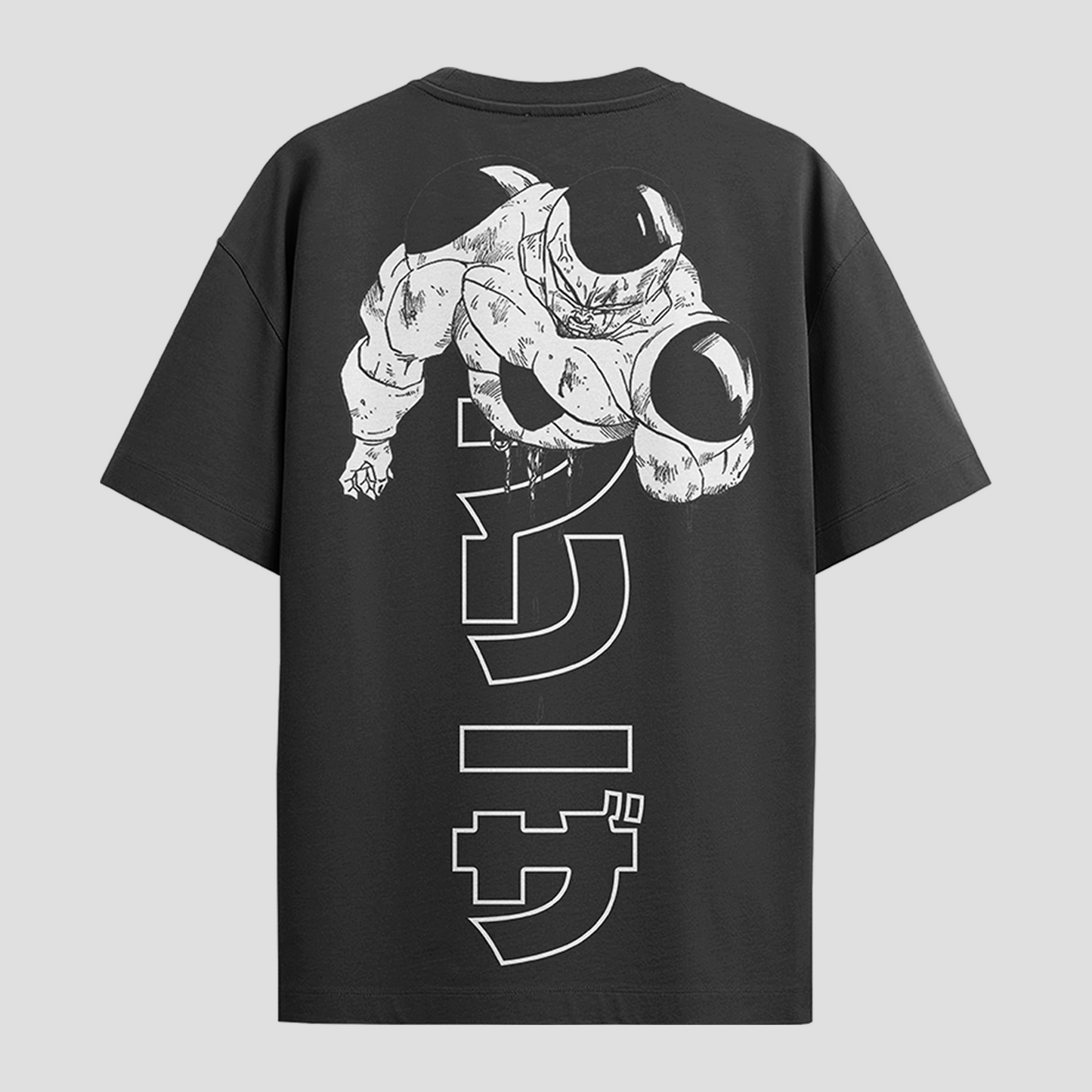 Camiseta Oversized Dragon Ball - Freeza- Preta