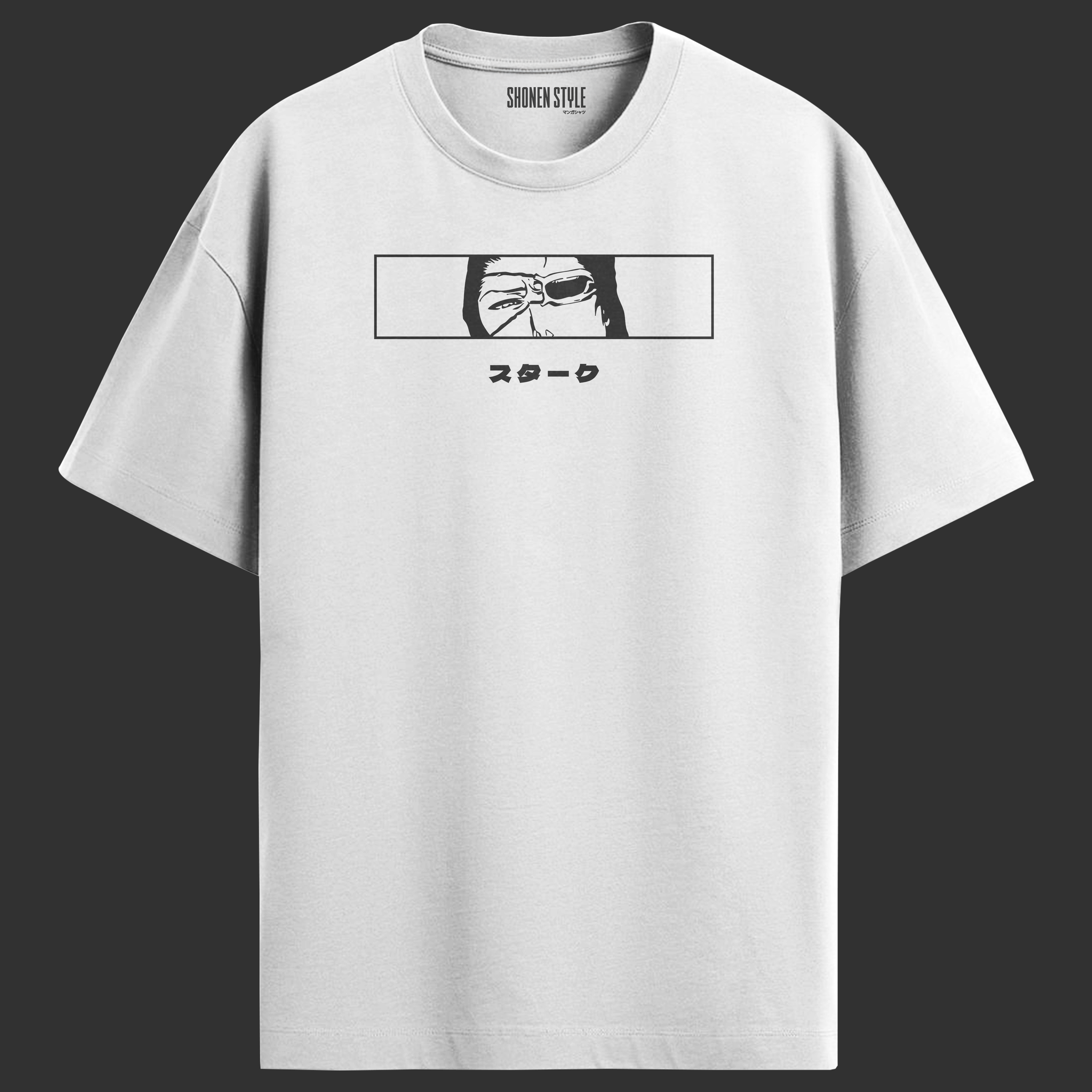 Camiseta Oversized Bleach – Coyote Stark