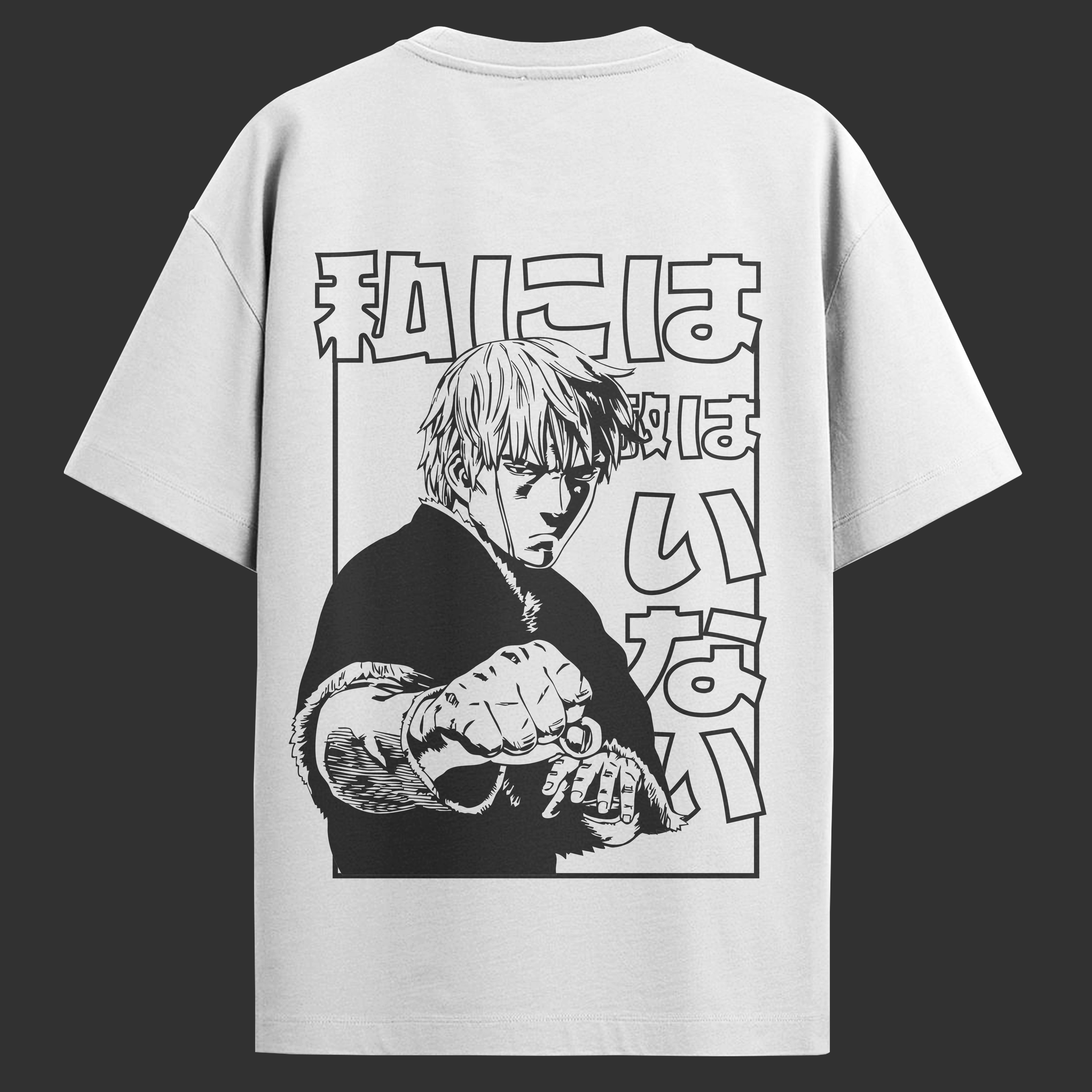 Camiseta Vinland Saga Oversized – Thorfinn