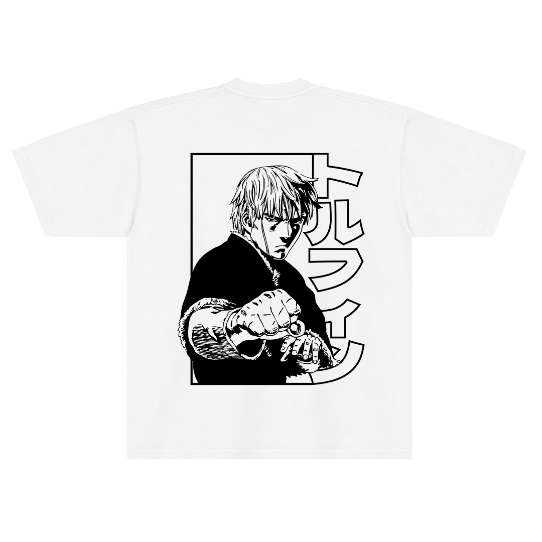 Camiseta Oversized Vinland Saga – Thorfinn