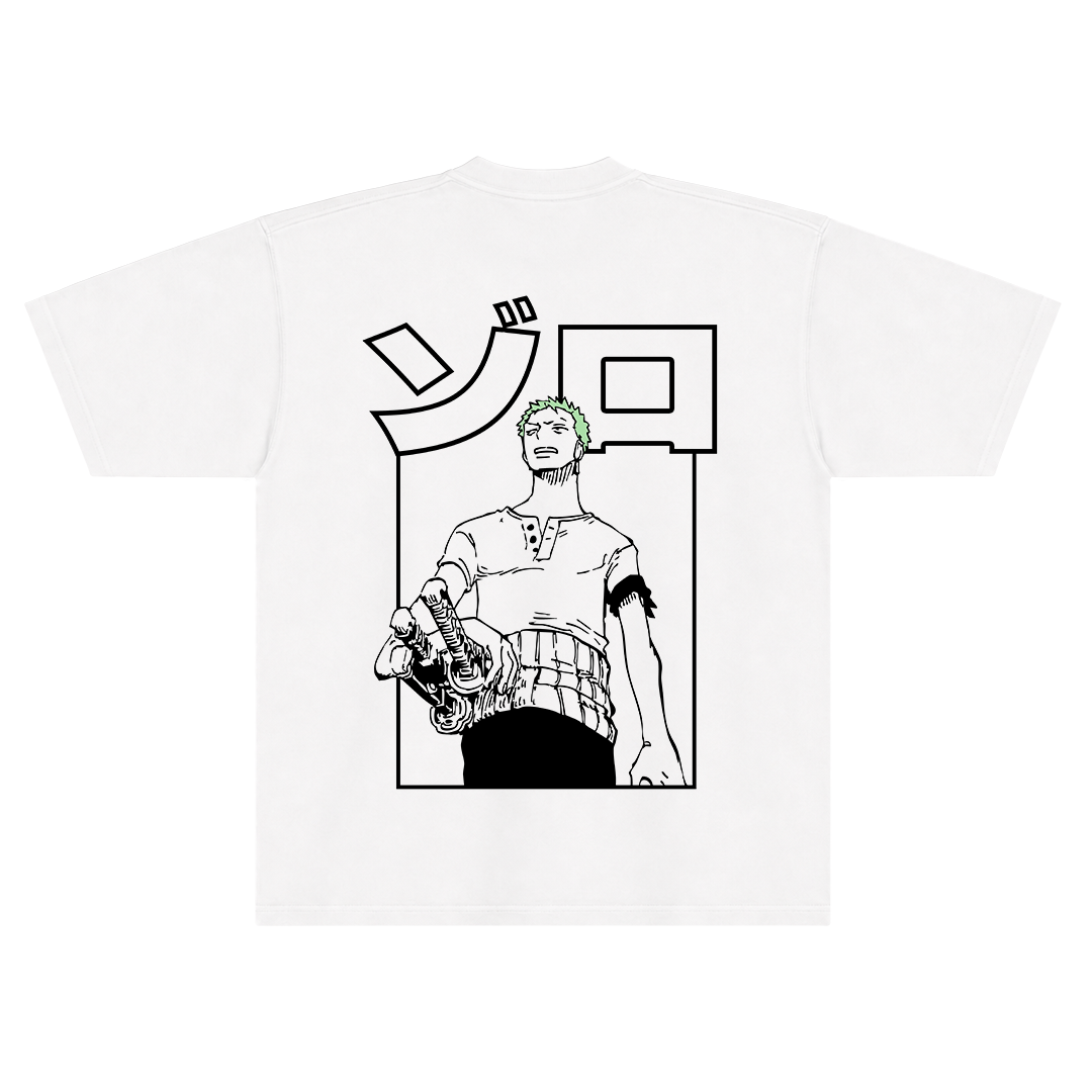 Camiseta Oversized One Piece - Roronoa Zoro