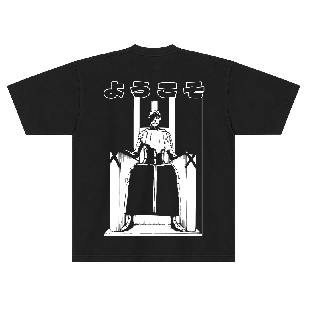 Camiseta Oversized Bleach – Sosuke Aizen