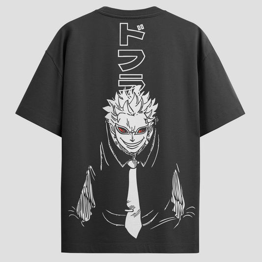 Camiseta Básica One Piece - Donquixote Doflamingo - Preta