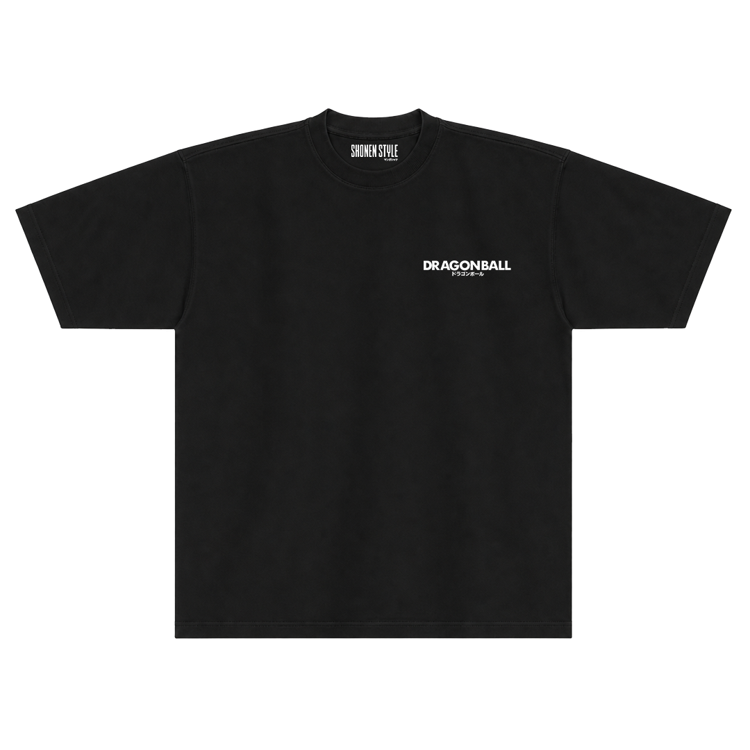 Camiseta Oversized Dragon Ball - Son Goku - Preta