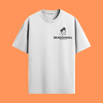 Camiseta Básica Dragon Ball - Son Goku - Branca