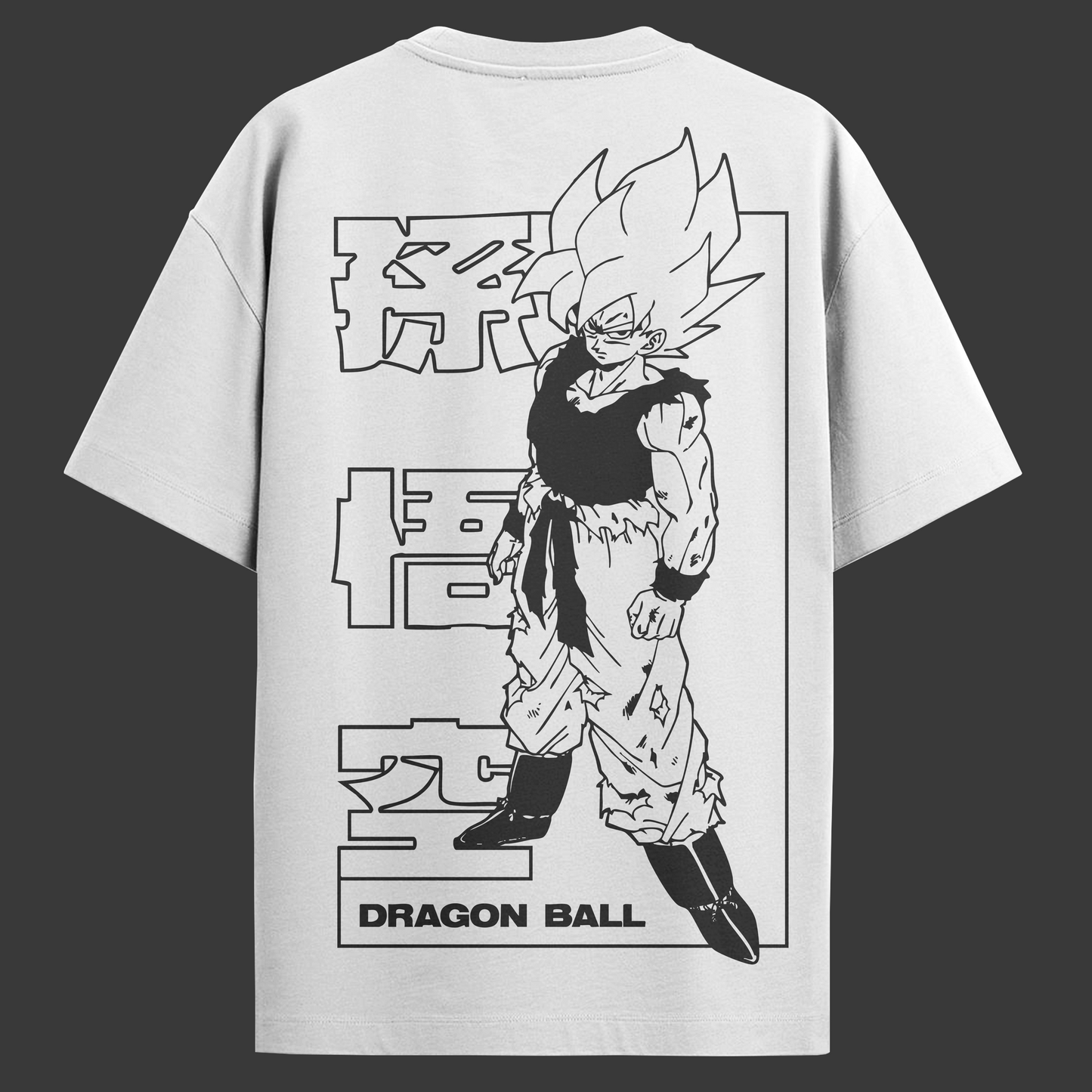 Camiseta Oversized Dragon Ball Z - Goku Super Sayajin