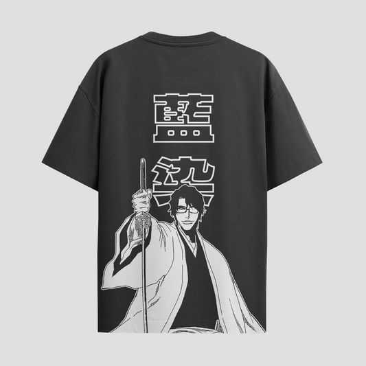 Camiseta Bleach - Sosuke Aizen - Preta