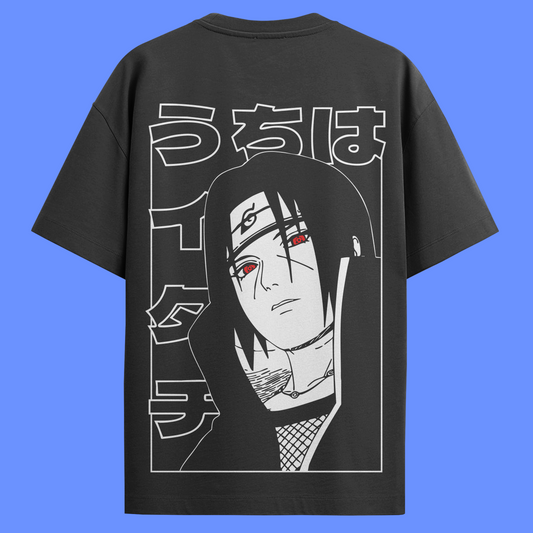 Camiseta Básica Naruto - Itachi Uchiha - Preta
