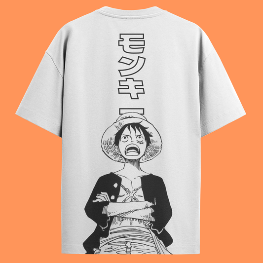Camiseta One Piece - Monkey D. Luffy - Branca