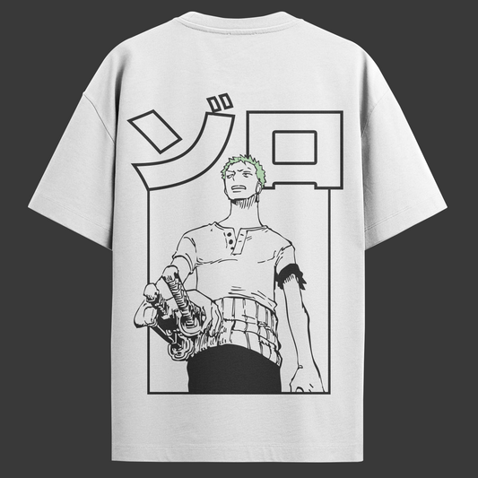 Camiseta Oversized One Piece - Roronoa Zoro