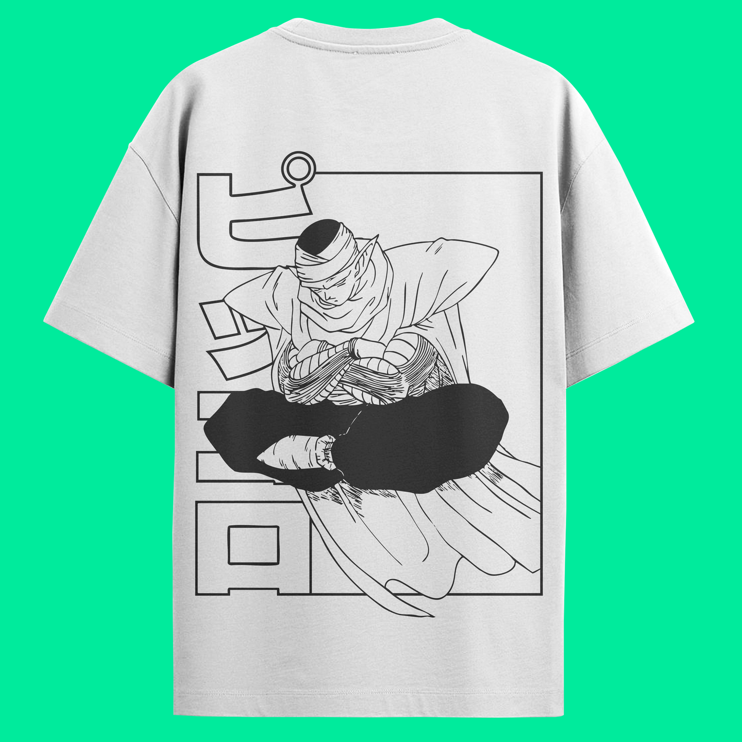 Camiseta Básica Dragon Ball - Piccolo - Branca