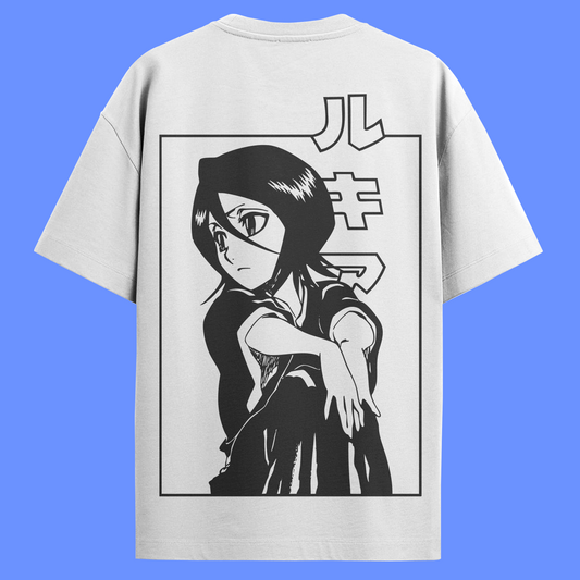 Camiseta Básica Bleach - Rukia Kuchiki - Branca