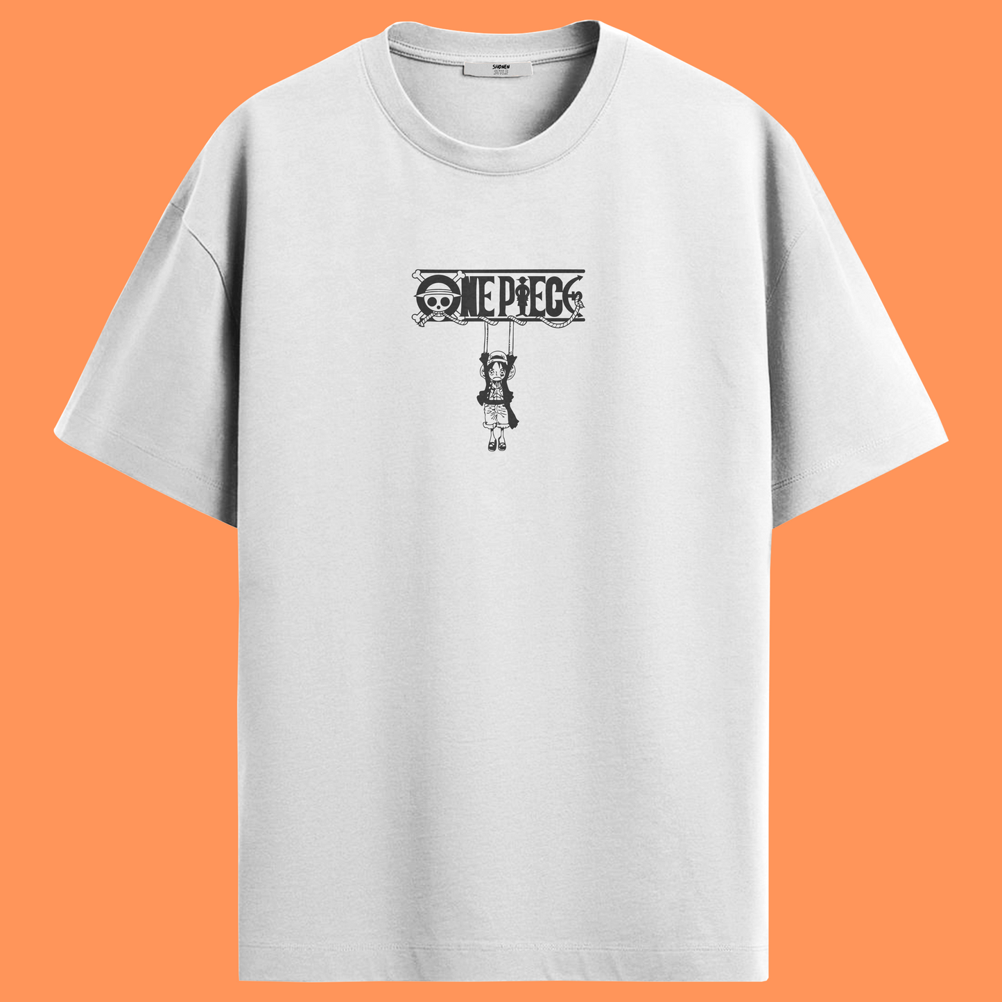 Camiseta Básica One Piece - Monkey D. Luffy
