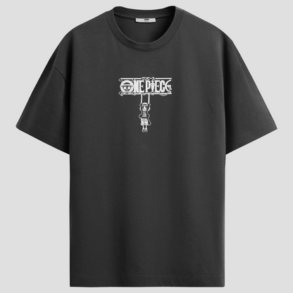 Camiseta Oversized One Piece - Monkey D. Luffy
