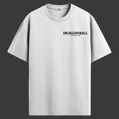 Camiseta Oversized Dragon Ball - Piccolo - Branca