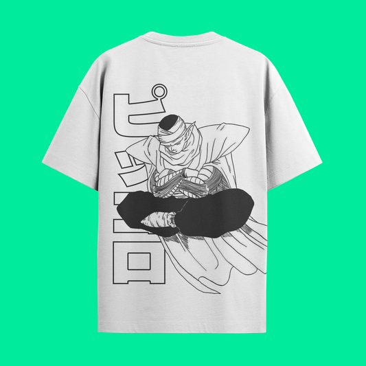 Camiseta Básica Dragon Ball - Piccolo - Branca