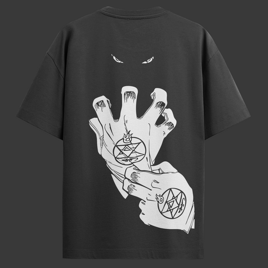 Camisa Noir Oversized Fullmetal Alchemist - Roy Mustang