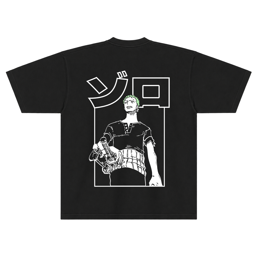 Camiseta Oversized One Piece - Roronoa Zoro